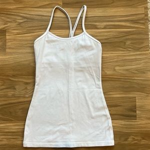 White Power Y Lululemon Athletic Tank Top Shirt